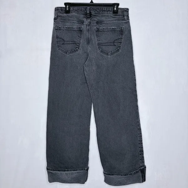 American Eagle Black Stovepipe Jeans - Image 10