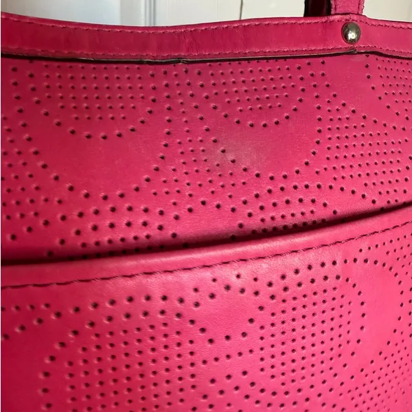 COACH Pink Signature Shoulder Bag Tote - Image 5