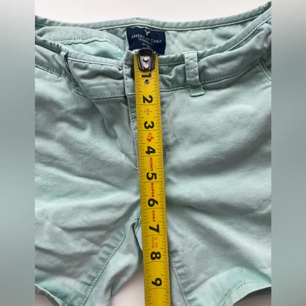 American Eagle Mid Stretch Teal Women’s Shorts size 0 - Image 6