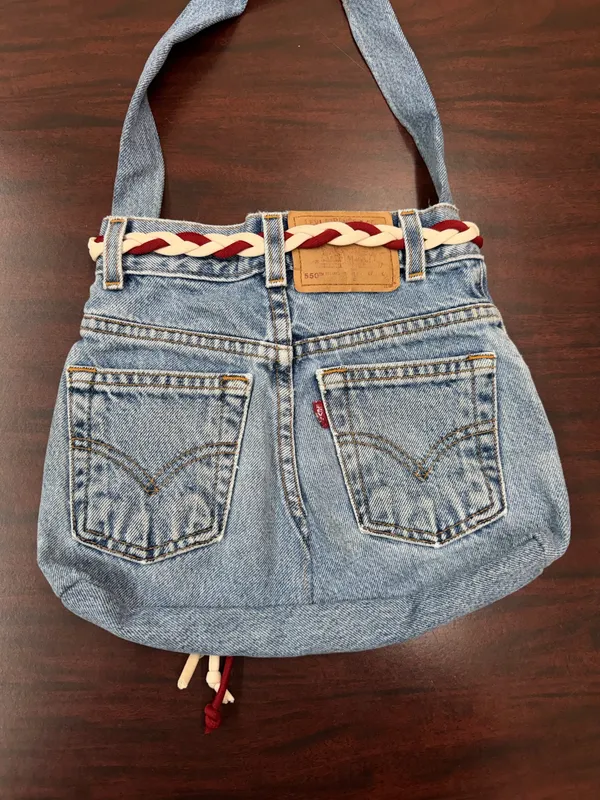Levi’s Denim Handmade Pocketbook - Image 2