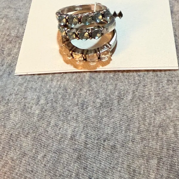 Silver Women's Ring Set NWT - Image 7