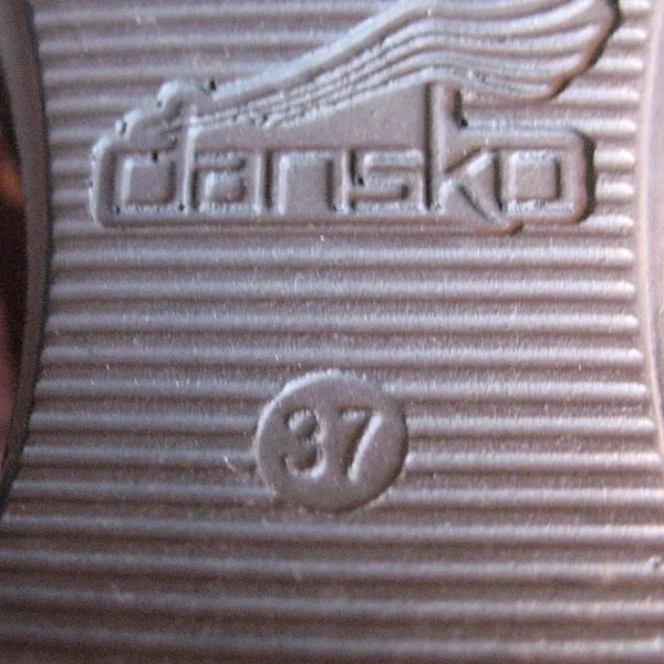 Dansko Womens 7 Fern Leather Platform Wedge Buckle Sandals Shoes - Image 9
