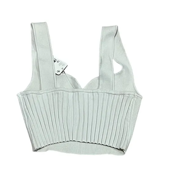 Free People Intimately Tank Top Womens M Ivory Sweetheart Corset Crop - Image 4