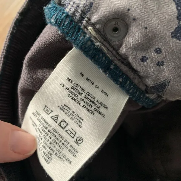 Pilcro and the Letterpress Gray Straight Leg Corduroy Pants 29 - Image 6