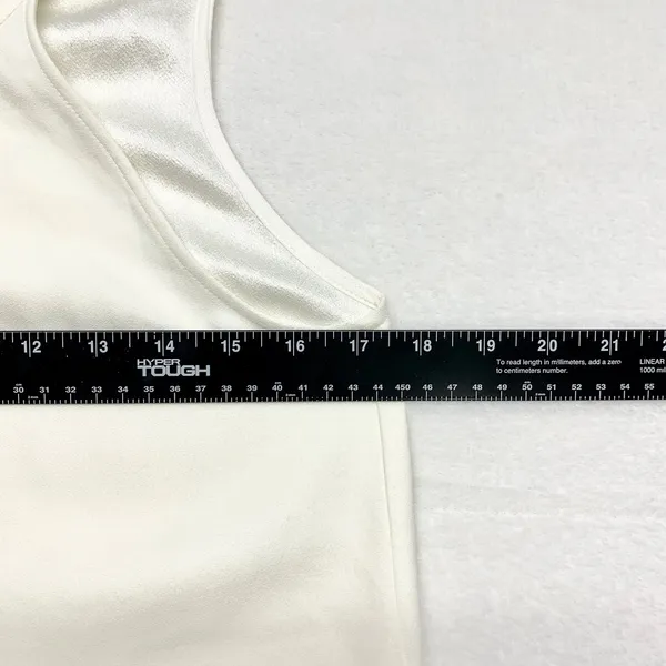 Joie Tie Neck Halter Shift Dress‎ Womens Size S Ivory White Mini Cocktail Crepe - Image 3