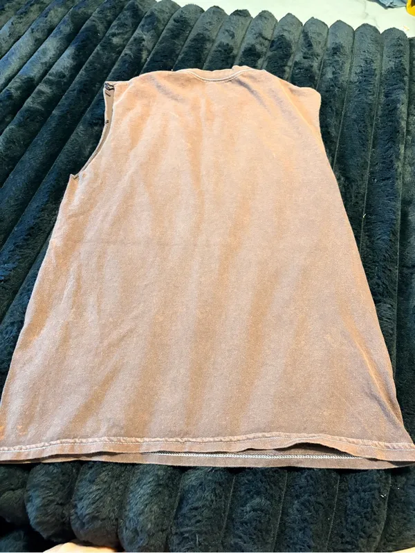 Express Yourself Brown Graphic Tank Top - Image 7