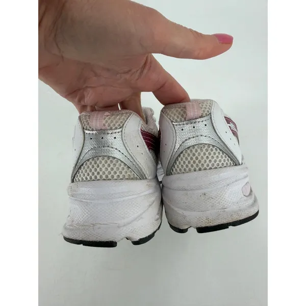 New Balance 530 Sneakers Womens 7.5 Pink Sugar White Silver Retro Y2K Running - Image 6