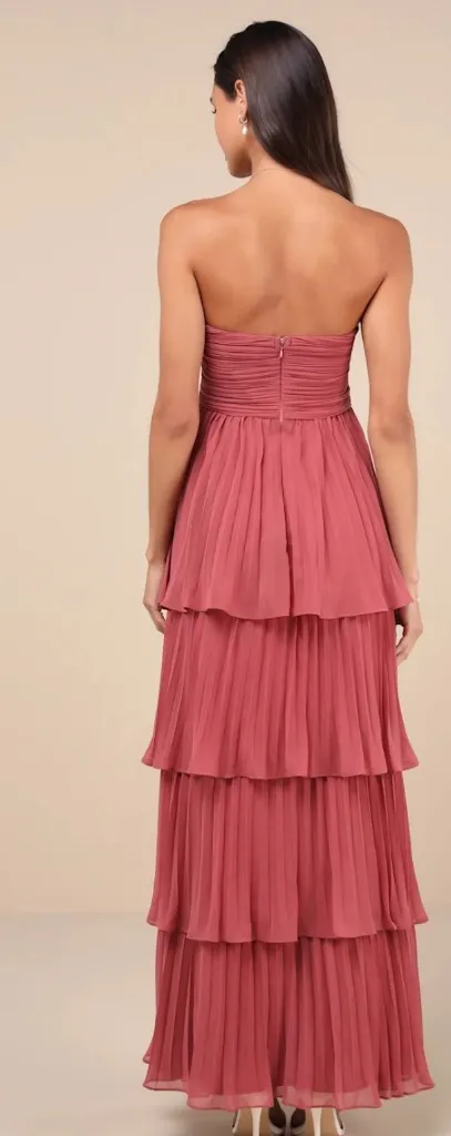 Lulus Rusty Rose Maxi Dress - Image 2