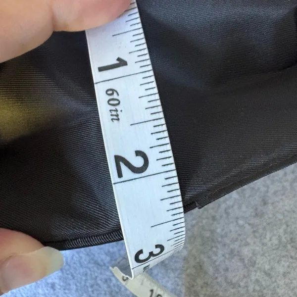 NWOT Lancôme crescent nylon mini shoulder bag black - Image 11