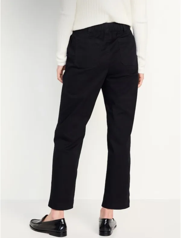 Old Navy OG Chino High-Waisted Black Pants - Image 2