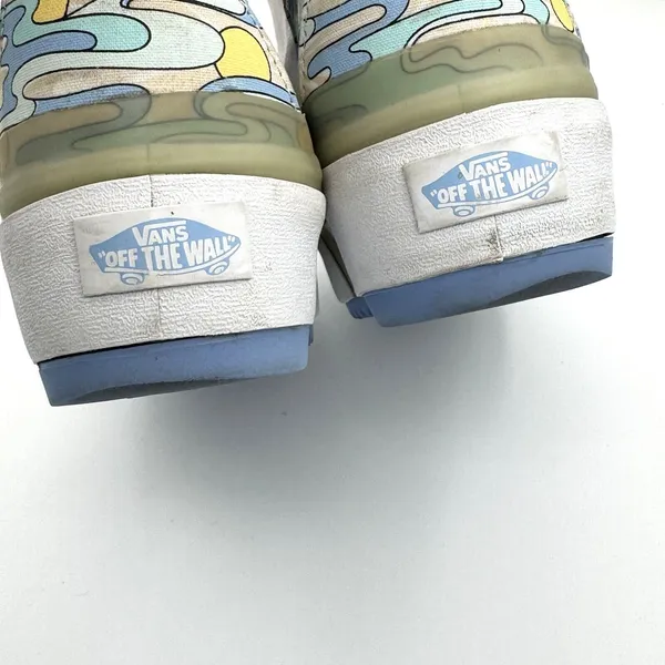 Vans Sk8-Hi Platform UV Ink Sunwaves Canvas Sneaker Size 7 Men's/Women's 8 1/2 - Image 4