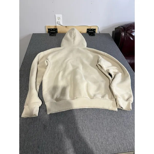 Comfrt Unisex Beige Hoodie Sz M Comfortable Cozy Relax - Image 11