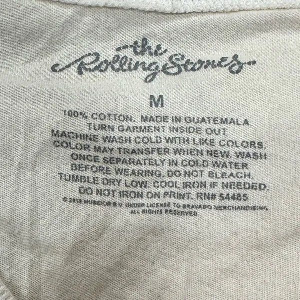 The Rolling Stones Graphic Short Sleeve Shirt Women’s Medium - Image 2