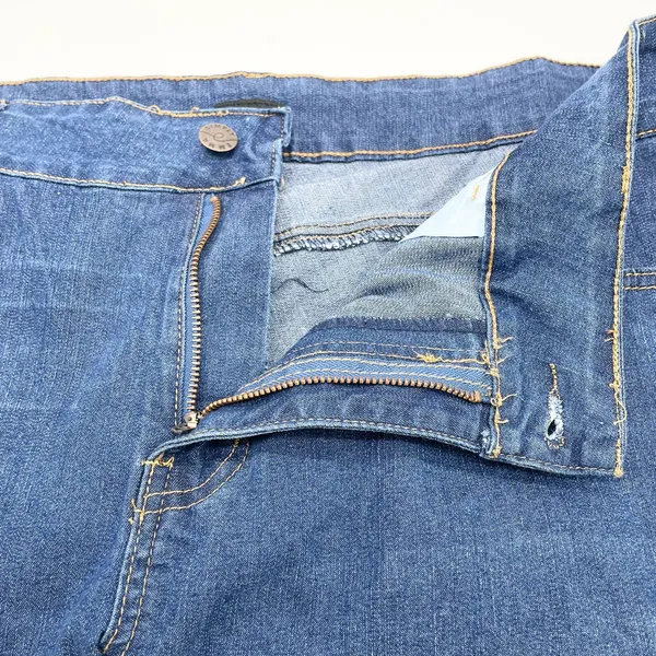 NEW Simply Emma Plus Size Denim Shorts Cuffed American Blue Wash Stretchy‎ - Image 6