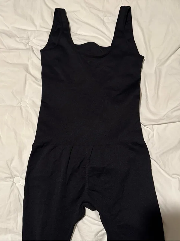 Black Boot-Cut Shaping Jumpsuit for Women - Image 3