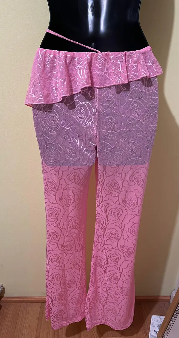 Swimsuit coverup Flare see through pants🤩 - Image 3