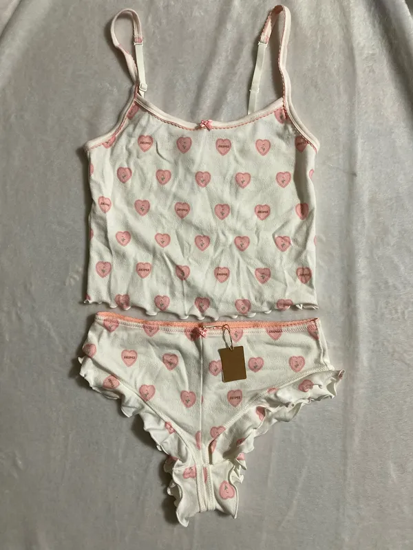 SKIMS Heart Cami Pajama Set S - Image 5