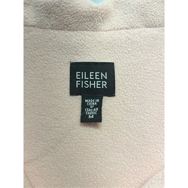 Eileen Fisher zip up vest fleece lined sz Medium - Image 5