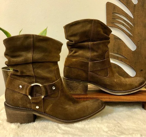 Mark Jenkins Dallas in Brown Distressed Suede Size 9 - Image 7