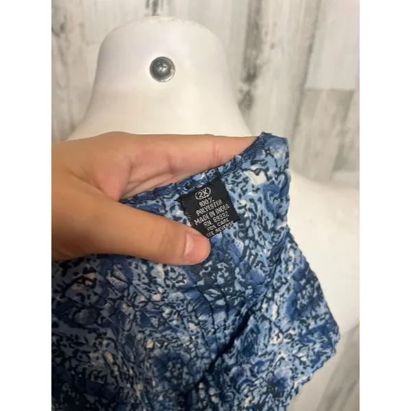 Blue tank top Blue Size XXL - Image 2