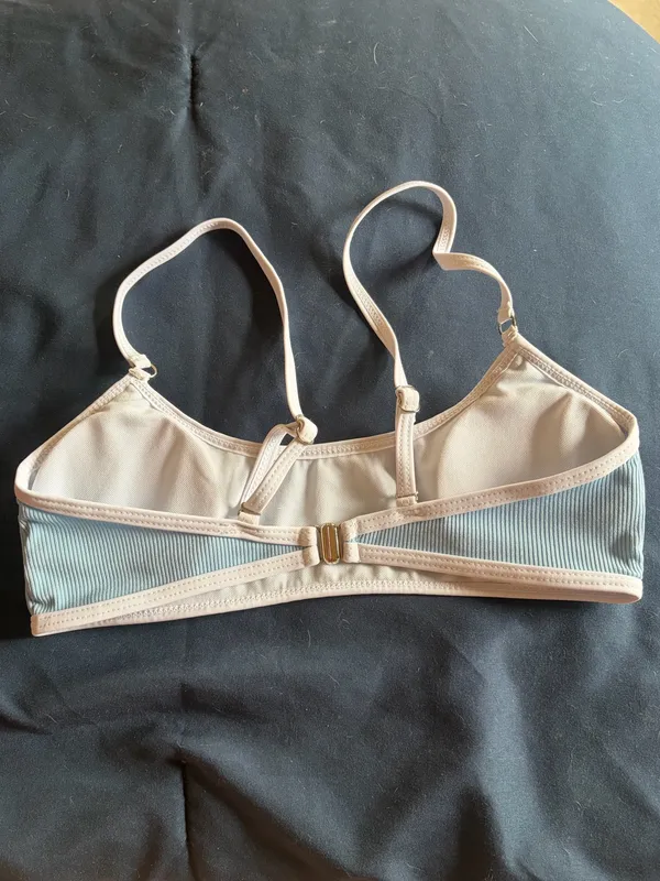 Light blue bikini top White - Image 2