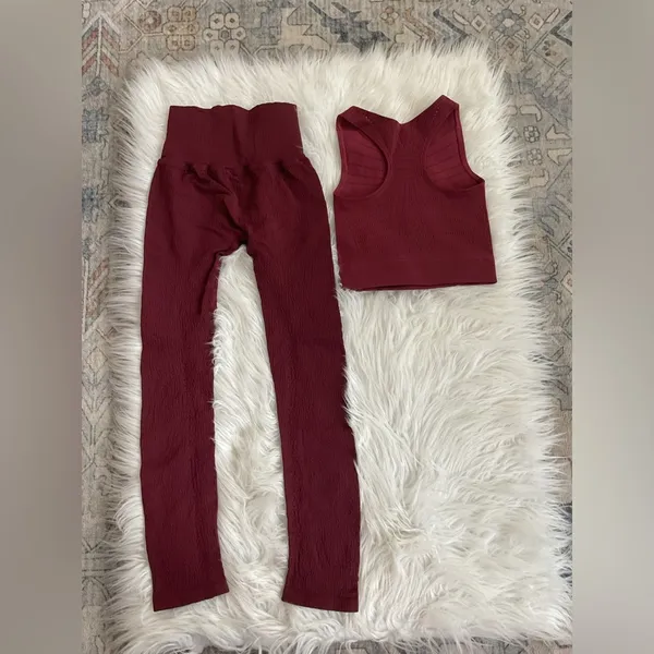 Free People SET WINE RED - Image 2