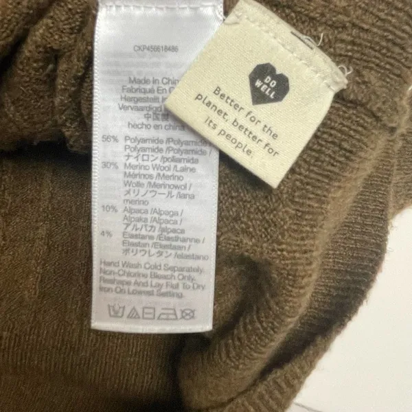 Madewell XXS Bowden Hebley Sweater Merino wool Blend Runs big - Image 5