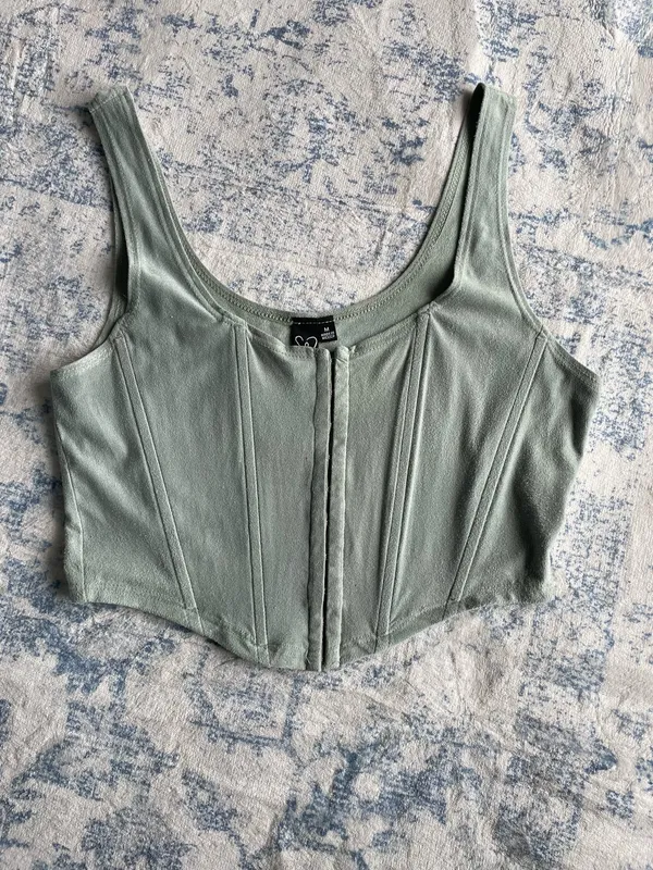 Windsor Light green corset top - Image 3