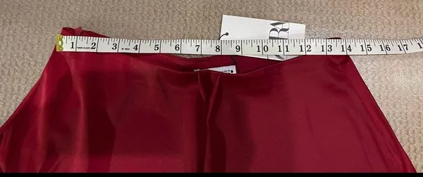 ZARA A-line Midi Satin Skirts Size XS - Image 4