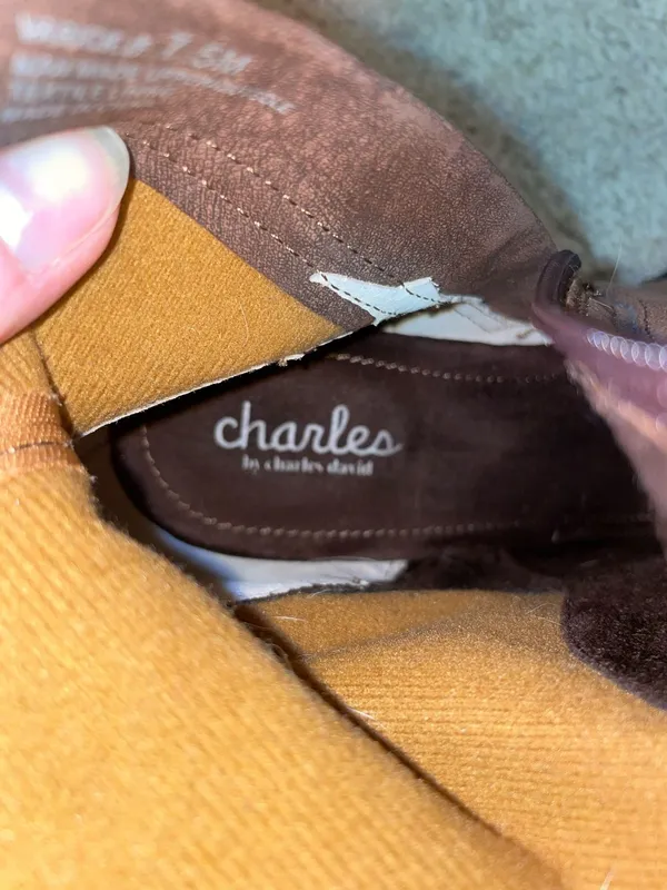 Charles by Charles David brown pointed toe ankle boots - Image 6