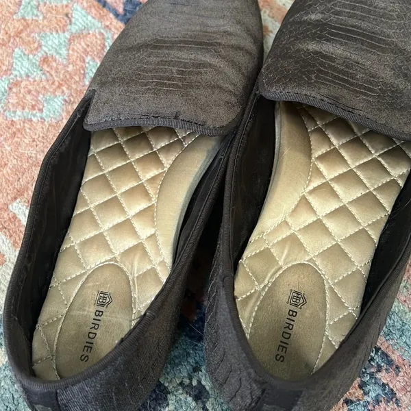Birdies The Starling Loafer in brown velvet 9.5 - Image 3
