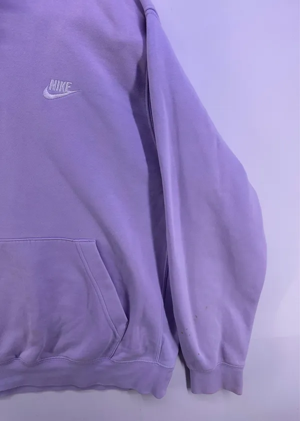 Vintage Violet Nike Hoodie Size Large - Image 5