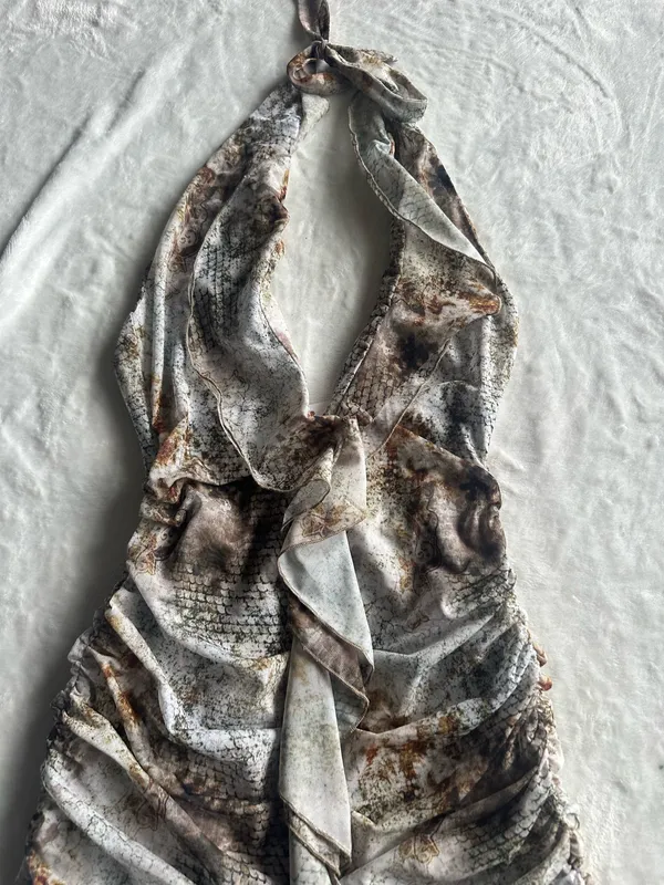 Outcast Clothing Annika Mini Dress Kalahari - Image 6