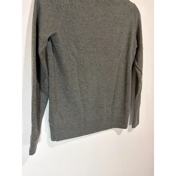 Everlane Size XS Cashmere V-Neck Long Sleeve Pullover Sweater Green - Image 15