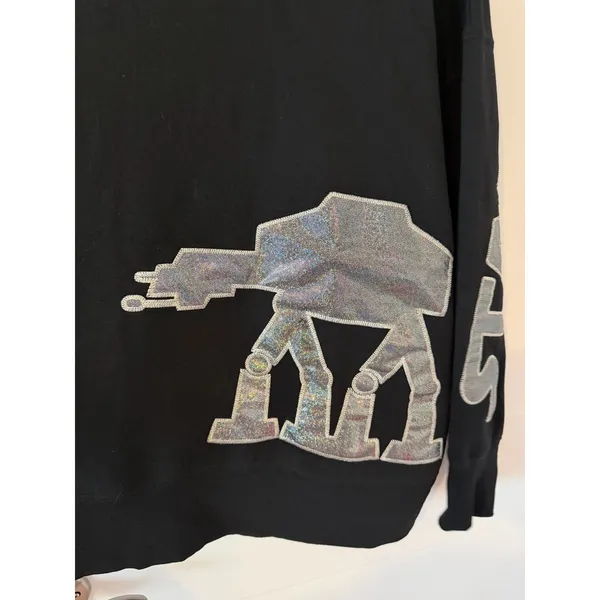 Disney Parks Star Wars AT-AT Walker Iridescent Crewneck – Size 2X - Image 2