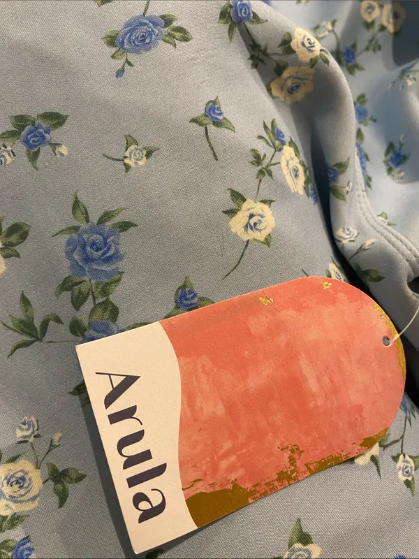 Arula Super Soft Floral Crop Sweatshirt NWT 2X - Image 3