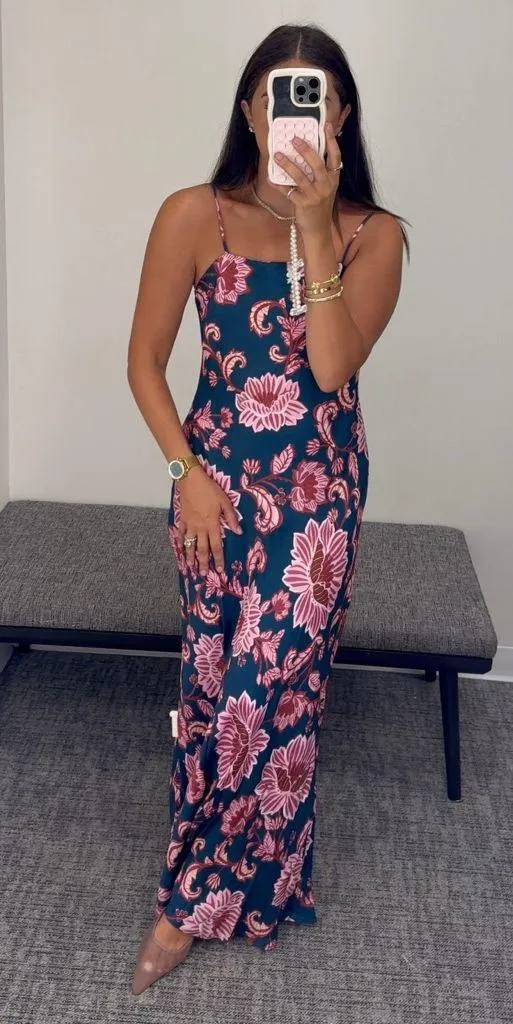 Farm Rio Flower Delicacy Paisley Slipdress S - Image 6