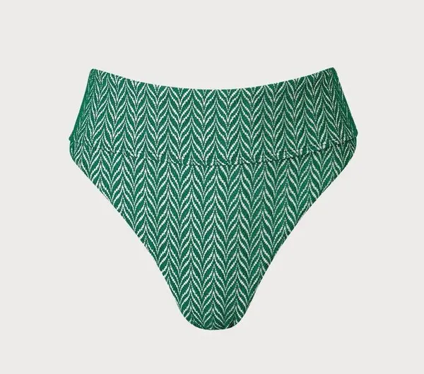 Berlook Geometric Textured Underwire Bikini SET 14 Green Size L - Image 11