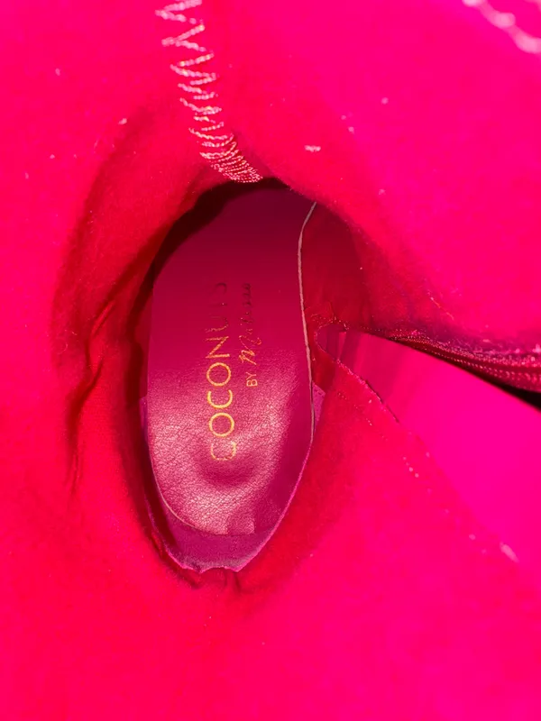Pink Cowboy Boots Size 8 - Image 2