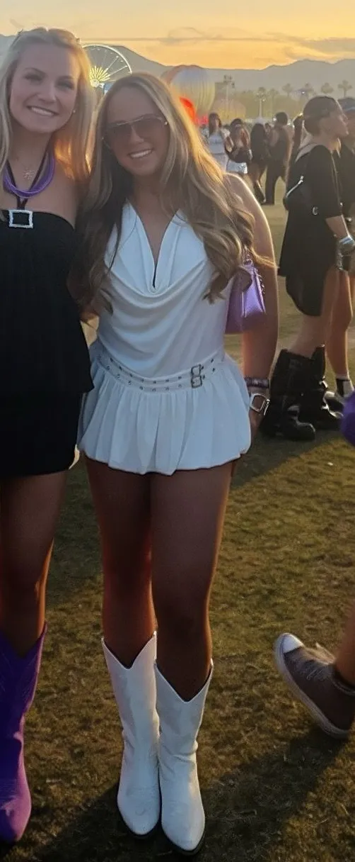White Fox Boutique Calling Me Mini Dress - Image 2