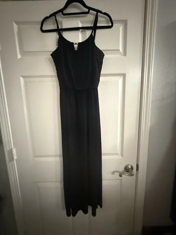 Style & Co. Black Spaghetti-Strap Maxi Dress - Image 2