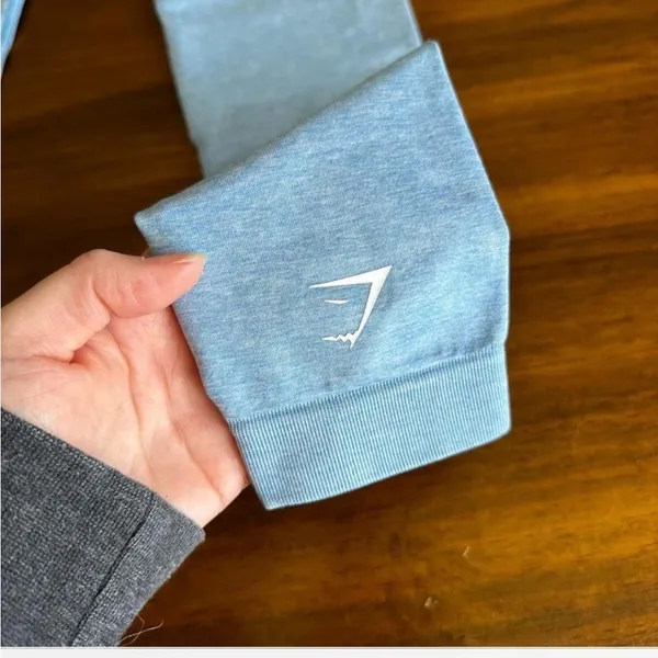 Gymshark Light Blue Leggings - Image 3