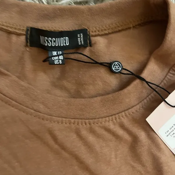 Missguided Brown women Shirt size 12 - Image 4