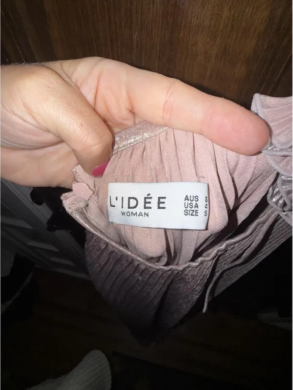 L'IDEE AVANT GOWN DUSTY SHIMMER SIZE AU 8 US size 4 - Image 5