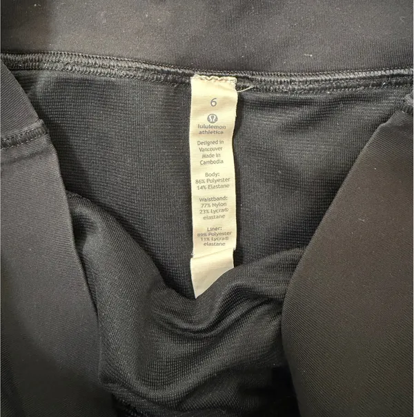 Black Lululemon Shorts 2.5" - Image 3