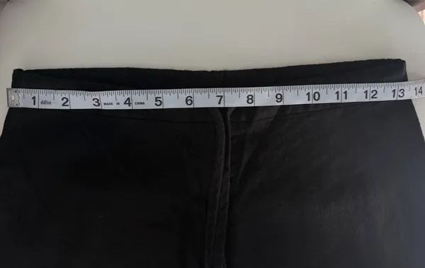 Black Women’s Linen Blend Cropped Pants Size XS - Image 6