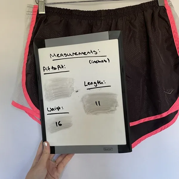 Pony black and pink athletic workout shorts comfortable‎ casual women's size L - Image 3