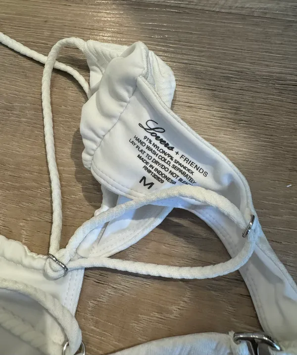 Lovers + Friends Tulip White Bikini Top - Image 5
