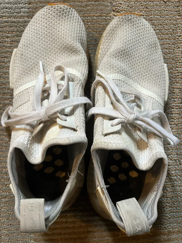 White NMD Adidas Sneakers - Image 2