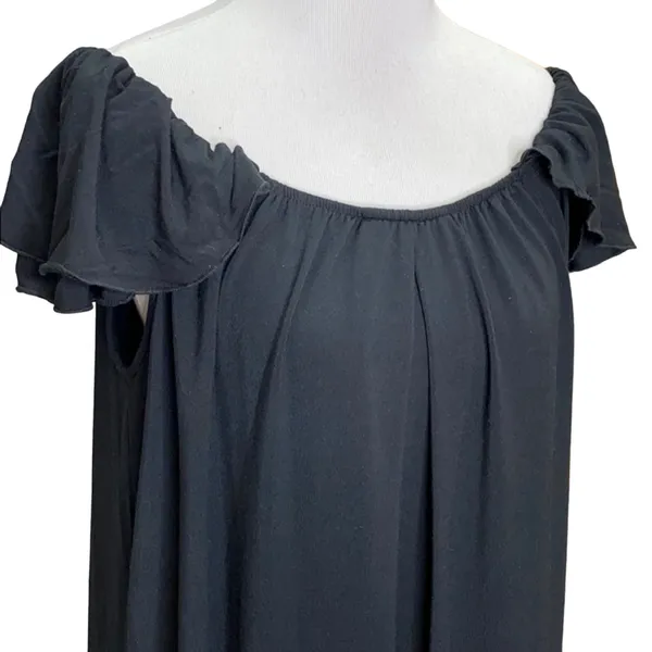 Naked Princess Amanda Tulip Sleeve Black Dress NWT - Image 2